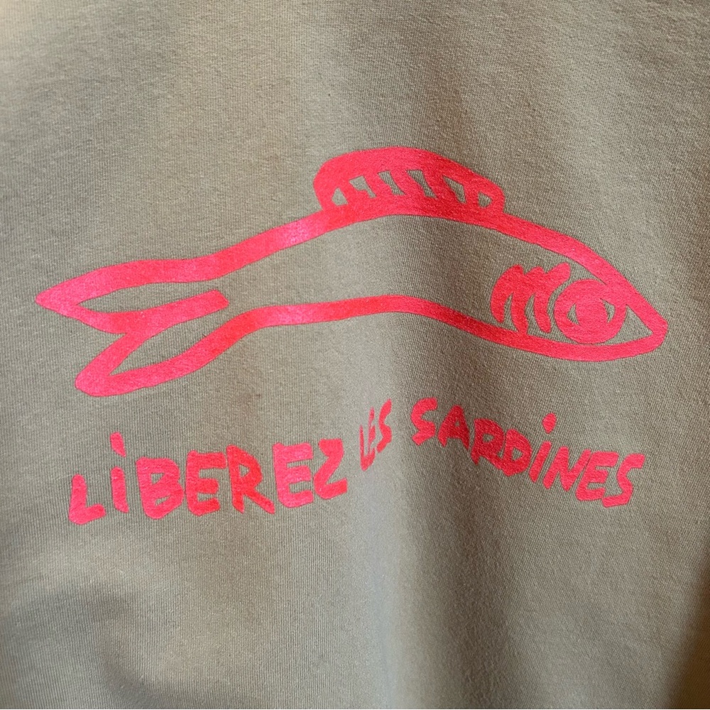 NWOT 💋 Clare V Les Sardines Sweatshirt - Picture 5 of 8